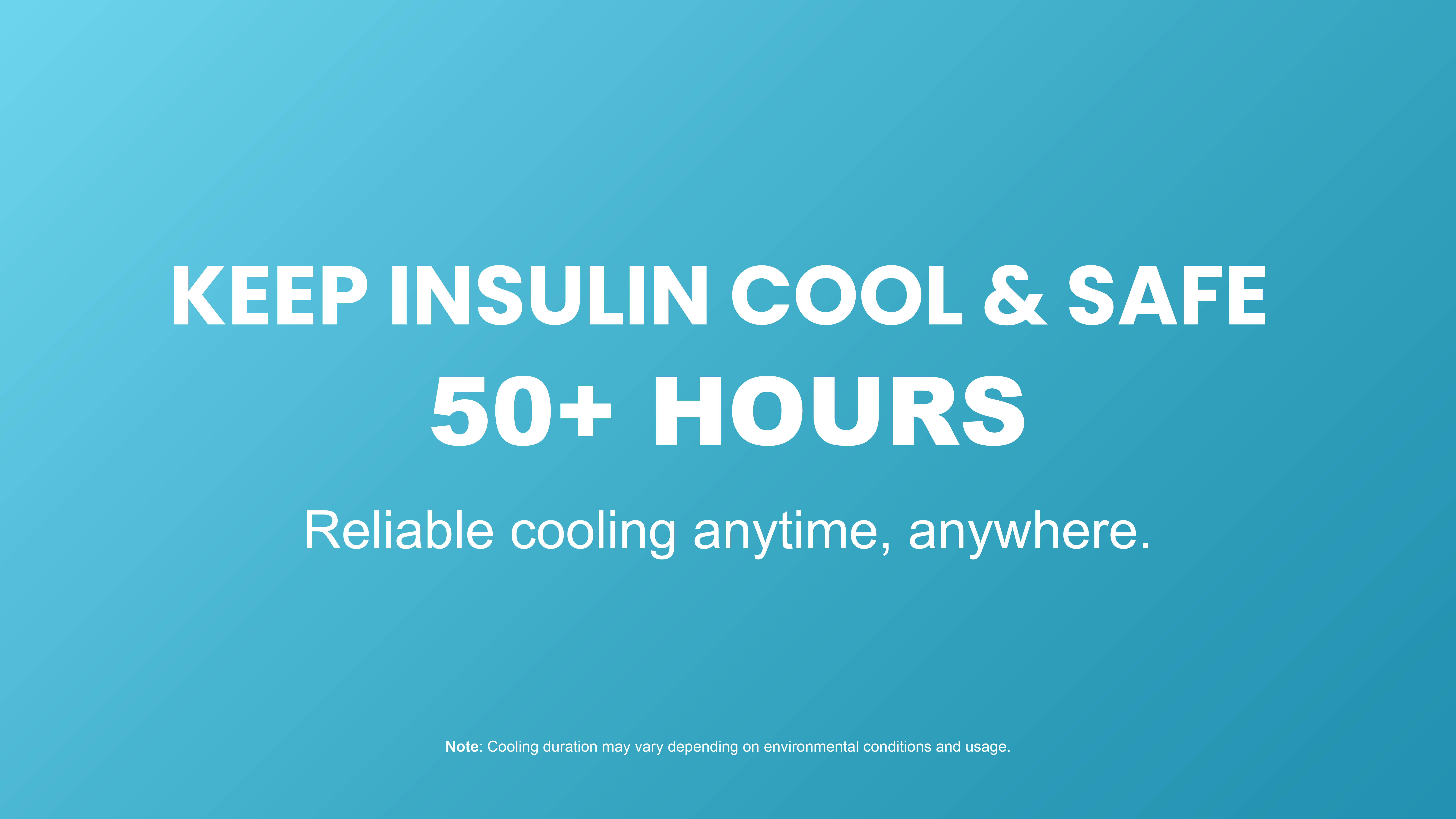 FROiD insulin cooling wallet in use by diabetic patient